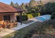 Hainburg an der Donau: Geräumiges Wohnhaus in Ruhelage mit Fernblick - ca. 1.660m² Garten, 2 Terrassen, Pool und Garage!!!