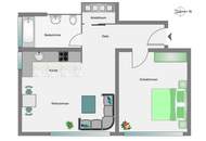 Top sanierte 2-Zimmer-Wohnung mit Ausblick +++ Erwerbsförderung möglich +++