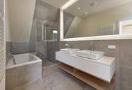 TRAUMBLICK und kuschliger KAMIN! Dachgeschoß-Maisonette mit 3 Terrassen! Garagenkauf im Haus möglich