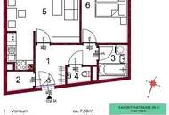 Neubauwohnung mit 2 Zimmern auf der Favoritenstraße