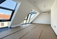 Klimatisierte Dachgeschosswohnung mit großzügiger Dachterrasse | LUFT-WÄRME-PUMPE