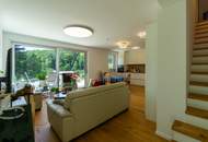 Design trifft Natur: stylische Garten-Maisonettewohnung mit traumhafter Aussicht