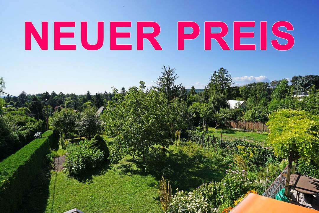 Kleingarten-Doppelparzelle im Eigentum mit Altbestand - Ober St. Veit beim Lainzer Tiergarten