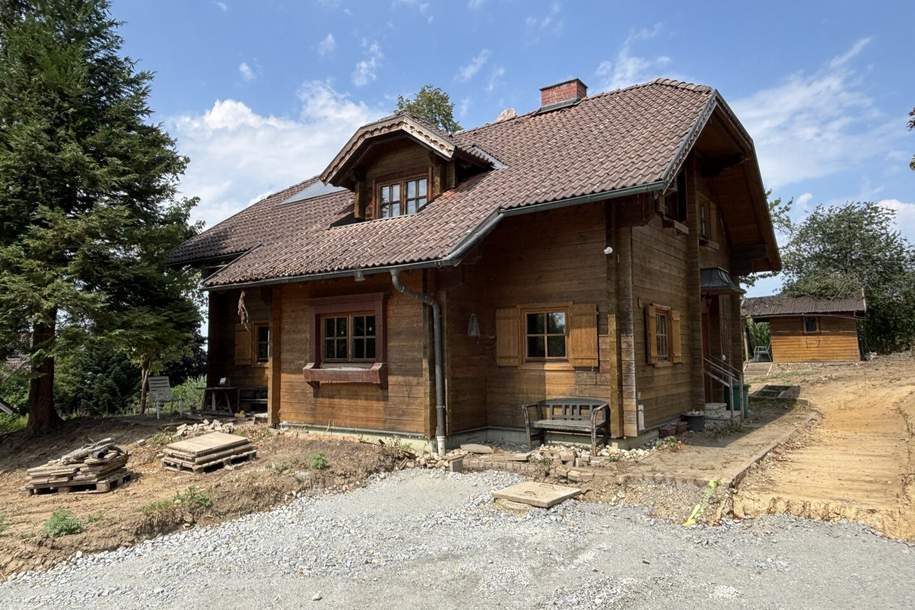 Charmantes Holzblockhaus (Firma Wunsch-Haus) in idyllischer Natur- und Aussichtslage in Bubing, Haus-kauf, 319.000,€, 4782 Schärding