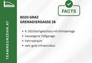 Neuwertige 2-Zimmer-Wohnung in Graz: Moderne Ausstattung mit großzügiger Dachterrasse!