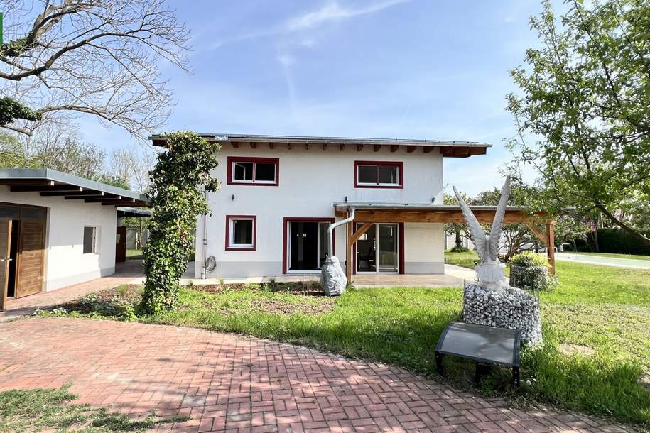 Low-energy house, very sacious with an additional office/practice or apartment of 70 m². Completely renovated in 2023. - WOHNTRAUM, Haus-kauf, 698.001,€, 2301 Gänserndorf