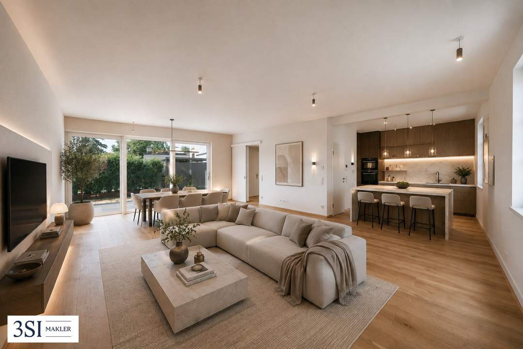 Großzügige Maisonettewohnung mit Garten, Terrasse und Balkon