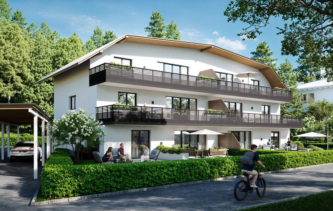 Wohnen in Henndorf am Wallersee – Moderne 3-Zimmer Neubauwohnung mit Terrasse