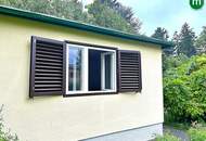 Grünes Refugium in Hietzing – 627 m² Gartengrund mit charmantem Wochenendhaus