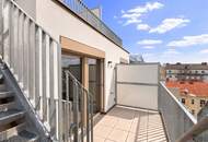 Ein Fernblicke der begeistert | ERSTBEZUG mit DACHTERRASSE | DG-Maisonette Nähe Alte Donau | Teils hofseitig | Fernwärme | TG-Stellplatz optional | Ideal für Anleger oder Eigennutzer | Nachhaltiges Projekt