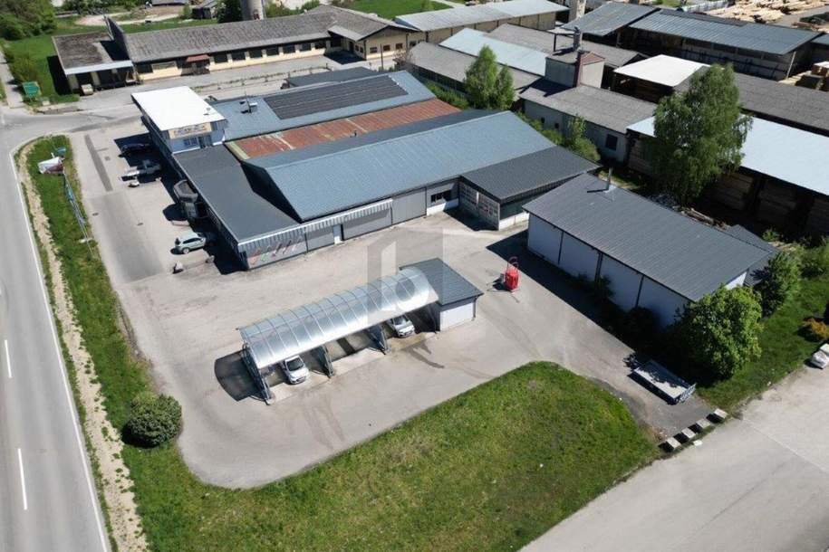 LAGERHALLE / GEWERBEHALLE KAUFEN IM BEZIRK BRAUNAU ? CA. 2.400 M² NUTZFLÄCHE MIT VERKAUFSFLÄCHE, Gewerbeobjekt-kauf, 1.899.000,€, 5261 Braunau am Inn