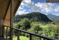 | BLOCKHAUS MIT NATURPOOL UND TRAUMHAFTEN GEBIRGSBLICK | SONNIGE LAGE AM FUSS DES SCHAFBERGS |