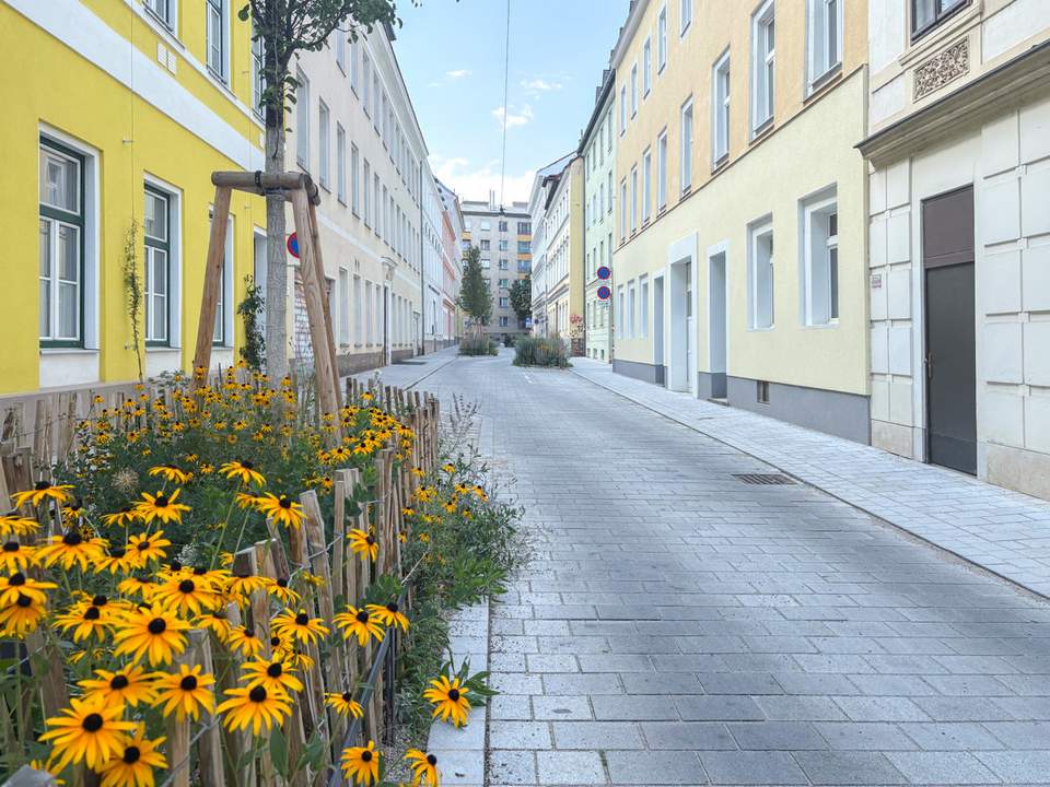Altbauwohnung mit italienischem Flair in klimafreundlicher Wohnstraße