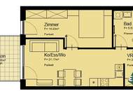 Ab 01.11.: Attraktive 2-Zimmer-Wohnung mit Balkon nahe U1-Station Rennbahnweg