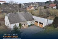 Großzügige Liegenschaft mit Wohnhaus, Halle und 2.427 m² Grund in Litzelsdorf