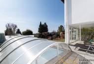 Exklusives Einfamilienhaus in Altenberg (Oberbairing) bei Linz mit Einliegerwohnung, Pool und Wintergarten!