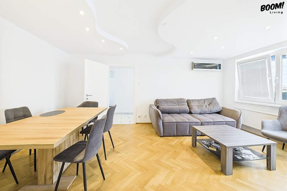 Familienfreundliche Dachgeschoss Wohnung mit 3-Zimmer und Terrasse mit perfekter Verkehrsanbindung – Wunderschöner Ausblick, Wohnung-kauf, 499.000,€, 1200 Wien 20., Brigittenau