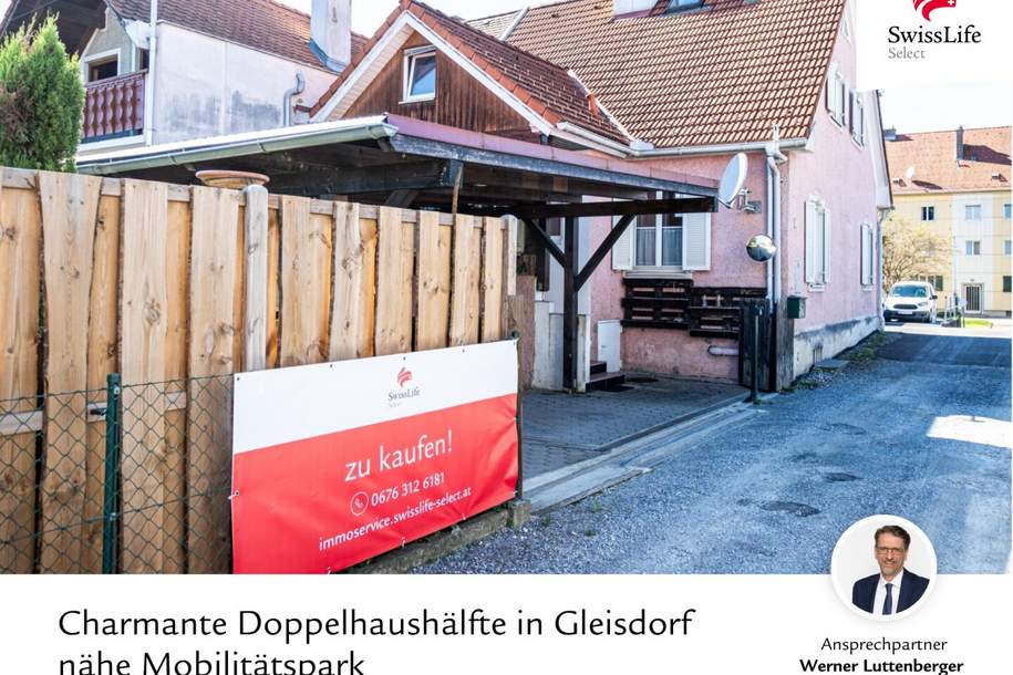 Charmante Doppelhaushälfte in Gleisdorf nähe Mobilitätspark, Haus-kauf, 269.000,€, 8200 Weiz