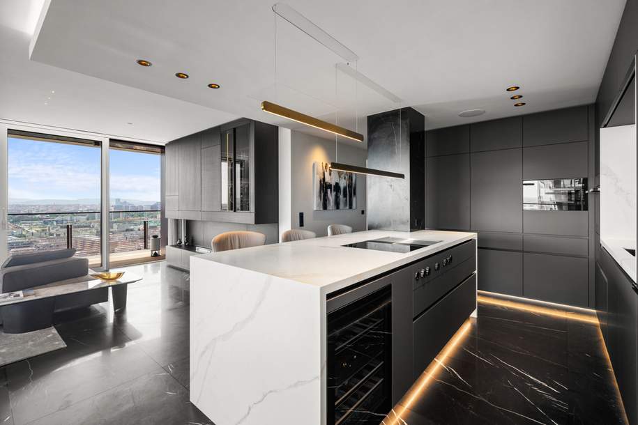 Ein Meisterwerk der Innenarchitektur und Technik - Penthouse mit Blick über ganz Wien!, Wohnung-kauf, 3.990.000,€, 1030 Wien 3., Landstraße