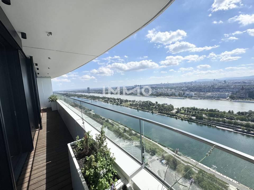 ERSTBEZUG: Elegantes Apartment mit Top-Ausstattung und Stadtblick Neue Donau, Dooman, Gym, Lounges!