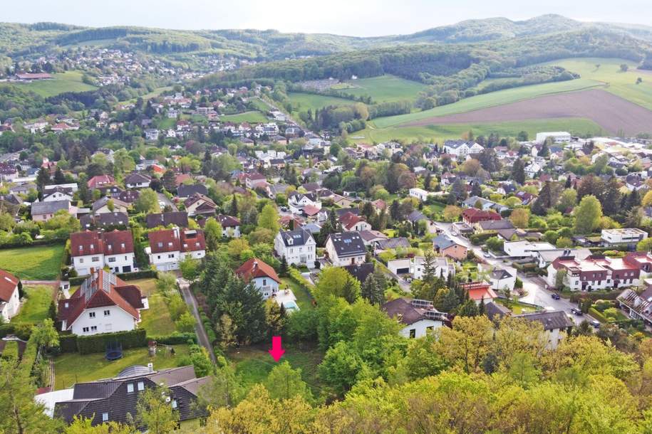 Zentrumsnahes Baugrundstück in ruhiger Waldrandlage - Aufschließung bezahlt!, Grund und Boden-kauf, 370.000,€, 3003 Sankt Pölten(Land)