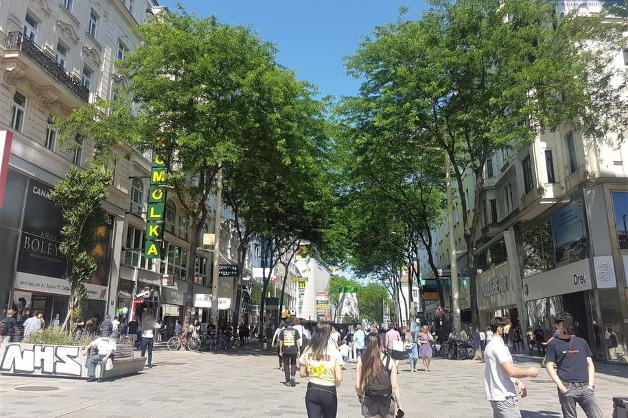 GESCHÄFT 77 m² + 74 m² LAGER - Mariahilfer Straße Bestlage, Gewerbeobjekt-miete, 18.899,32,€, 1070 Wien 7., Neubau