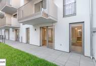 Eigengarten &amp; Terrasse inmitten der Stadt! 2 Zimmer Neubauwohnung ab Ende April beziehbar!