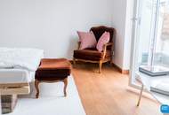Komplett möblierte Dachgeschosswohnung mit Terrasse