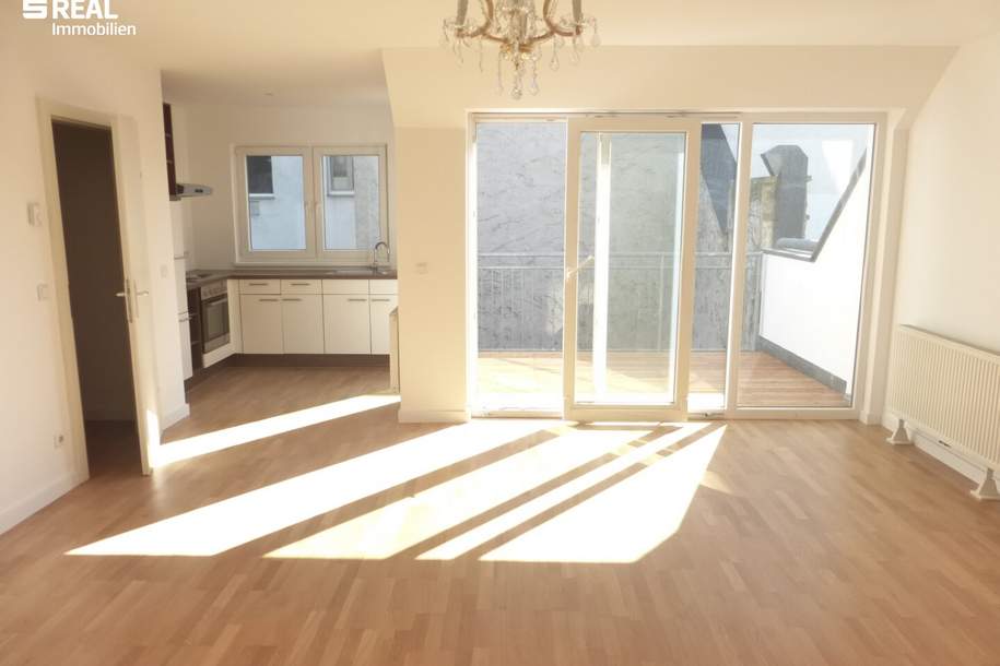 Wohlfühl-Zuhause mit Terrasse im 1. Dachgeschoß - ruhige, attraktive Lage im 6. Bezirk, Wohnung-kauf, 490.000,€, 1060 Wien 6., Mariahilf