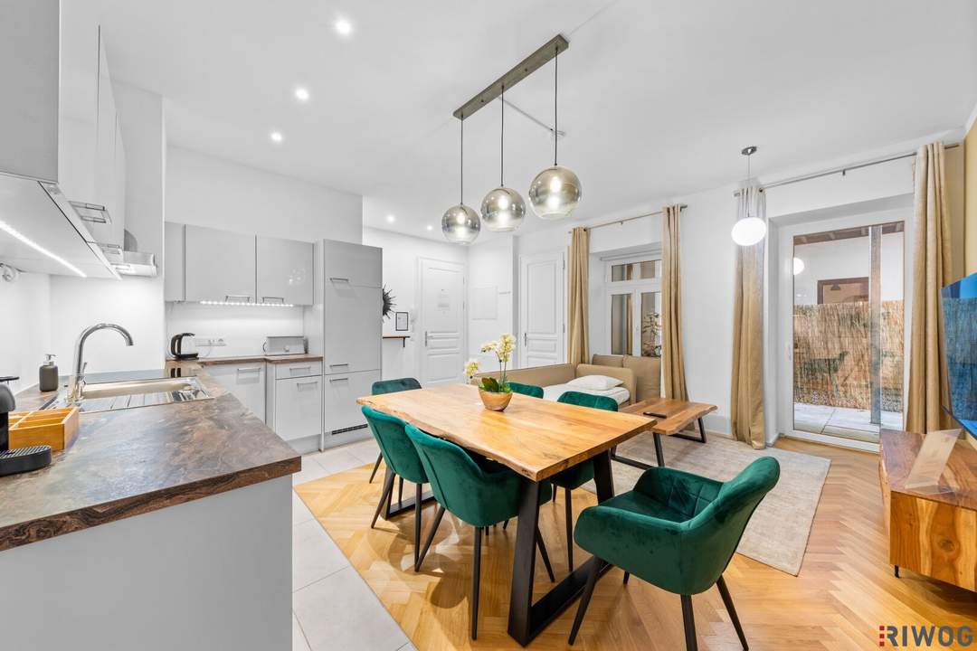 Sanierter STILALTBAU mit HOFTERRASSE | AIRBNB tauglich | U4 SCHÖNBRUNN | Ca. 15 Min. in den 1. Bezirk