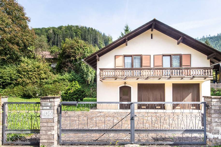 Geräumiges Familienwohnhaus - großes Grundstück mit bewohnbarem Nebengebäude inkl. Doppelgarage, Haus-kauf, 385.000,€, 8124 Graz-Umgebung
