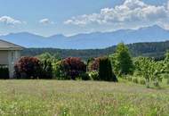 Velden - Köstenberg: Besonderes Panorama-Baugrundstück in sonniger Lage über der Nebelgrenze