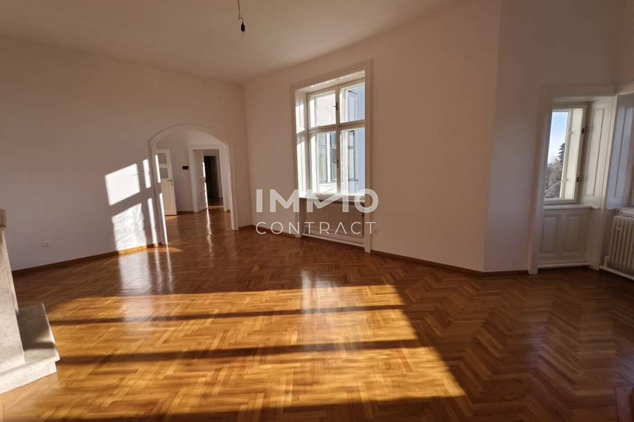 Seltene Jugendstil-Rarität: Großzügige 5,5-Zimmer-Wohnung mit Blick ins Grüne, Wohnung-miete, 3.990,00,€, 1190 Wien 19., Döbling