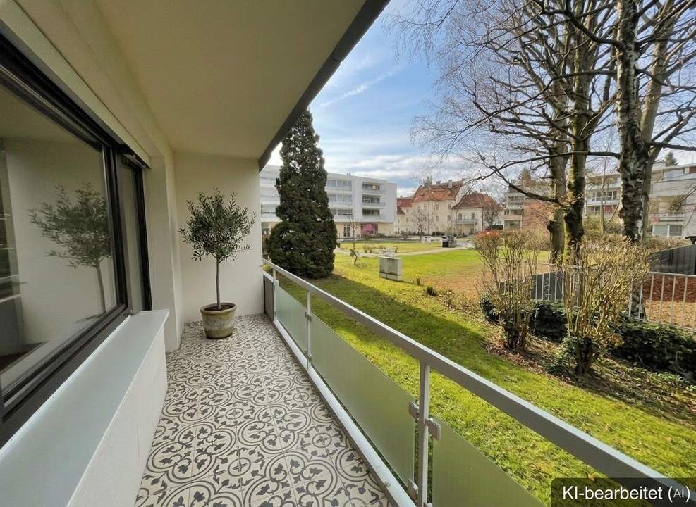 Top-Lage in Klagenfurt: 3,5-Zimmer-Wohnung mit Balkon und Loggia am Fuße des Kreuzbergls