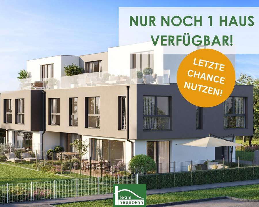 Exklusives Reihenhaus mit moderner Ausstattung und großzügigen Freiflächen! - JETZT ZUSCHLAGEN