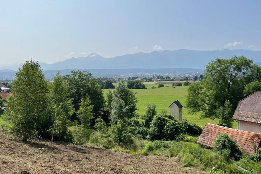 Sonniges Grundstück mit Berg- und Weitblick in Villach / Vassach, Grund und Boden-kauf, 517.205,€, 9500 Villach(Stadt)