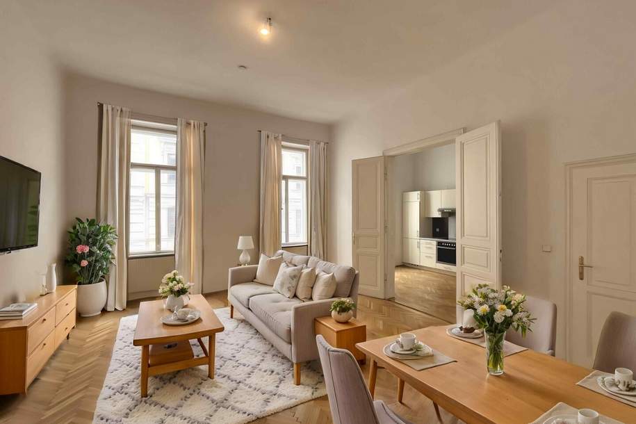 1090! Wunderschöne 3-Zimmer Altbauwohnung Nähe Schottentor ab Juni 25!, Wohnung-miete, 2.094,54,€, 1090 Wien 9., Alsergrund