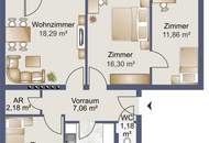 4-Zimmer-Wohnung Nähe Zentrum Herrnau