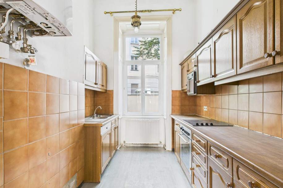 3-Zimmer-Altbauwhg. nur 3 Minuten von der U-6 Alserstraße entfernt in sanierungsbedürftigem Zustand, Wohnung-kauf, 399.000,€, 1090 Wien 9., Alsergrund