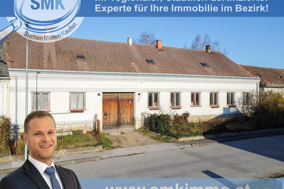 Großzügiger Vierkanthof mit Entwicklungspotenzial, Haus-kauf, 189.000,€, 3714 Hollabrunn