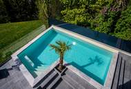 STARTPREIS! Luxuriöse Doppelhaushälfte mit Pool und Seeblick in Fuschl