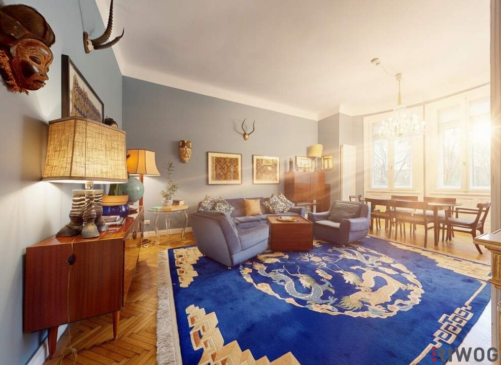 Prunkvolle 4-Zimmer Wohnung mit Loggia I Schönbrunn Blick I AirBnB Vermietung gestattet I 360° Rundgang Verfügbar