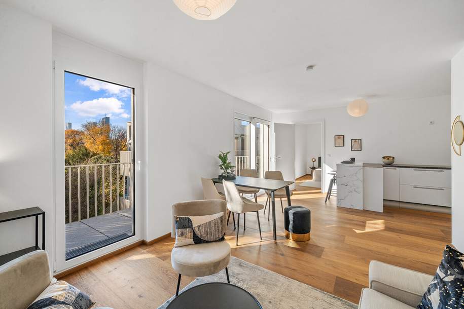 Wohnen im Dachgeschoß bei der Alten Donau, Wohnung-kauf, 499.000,€, 1220 Wien 22., Donaustadt