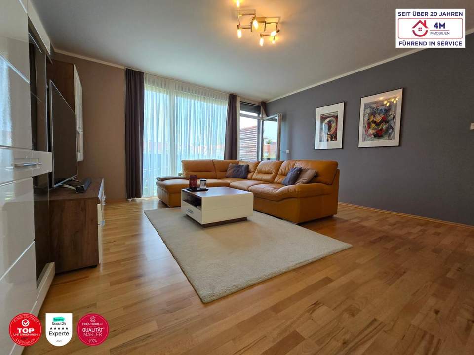 *NEU* Lichtdurchflutete 79m2 - 3 Zimmer Dachgeschosswohnung ++ 60m2 Dachterasse ++3 zusätzliche Balkone ++ Autoabstellplatz in 2345 Brunn am Gebirge!