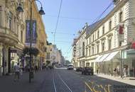 Optimales Geschäftslokal mit sehr hoher Fußgängerfrequenz direkt an Linzer Landstraße zu vermieten!