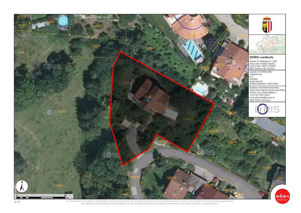***Bauträger*** 1.665 m² grosses Baugrundstück mit Bestand in Bestlage