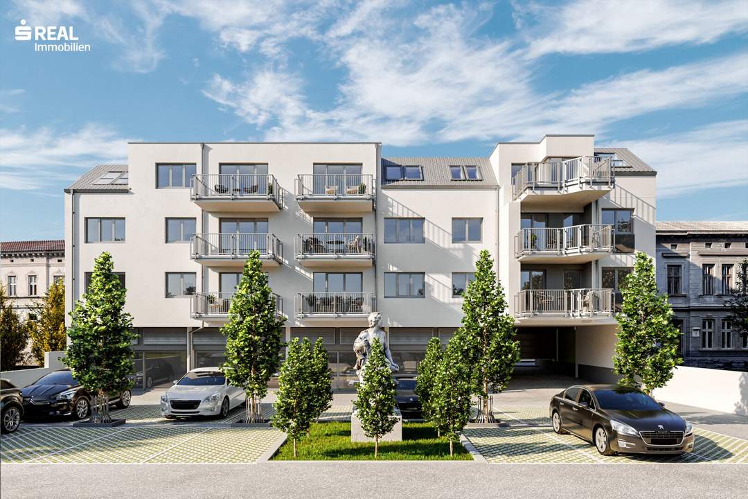 TOP – NEUBAU – EIGENTUMSWOHNUNGEN mit Gärten, Terrassen, Balkonen in bester ZENTRUMSRUHELAGE!
