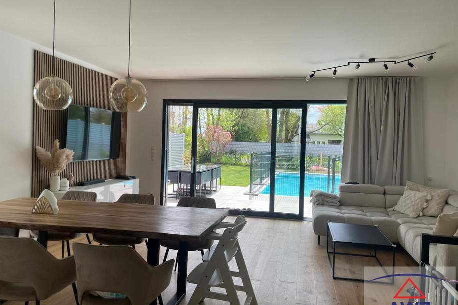 Stilvolle Doppelhaushälfte mit Pool und Keller!, Haus-kauf, 777.000,€, 4061 Linz-Land