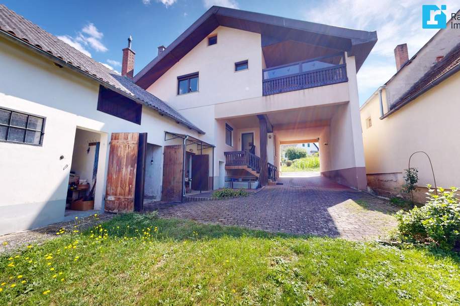 Geräumiges Mehrfamilienhaus in Güttenbach: Samt Garten und viel Lagerfläche!, Haus-kauf, 198.900,€, 7535 Güssing