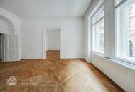 Elegante 3-Zimmer Altbauwohnung mit Balkon, Nähe Karlsplatz